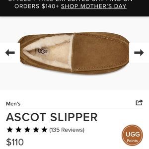 Men’s Ascot Ugg slippers